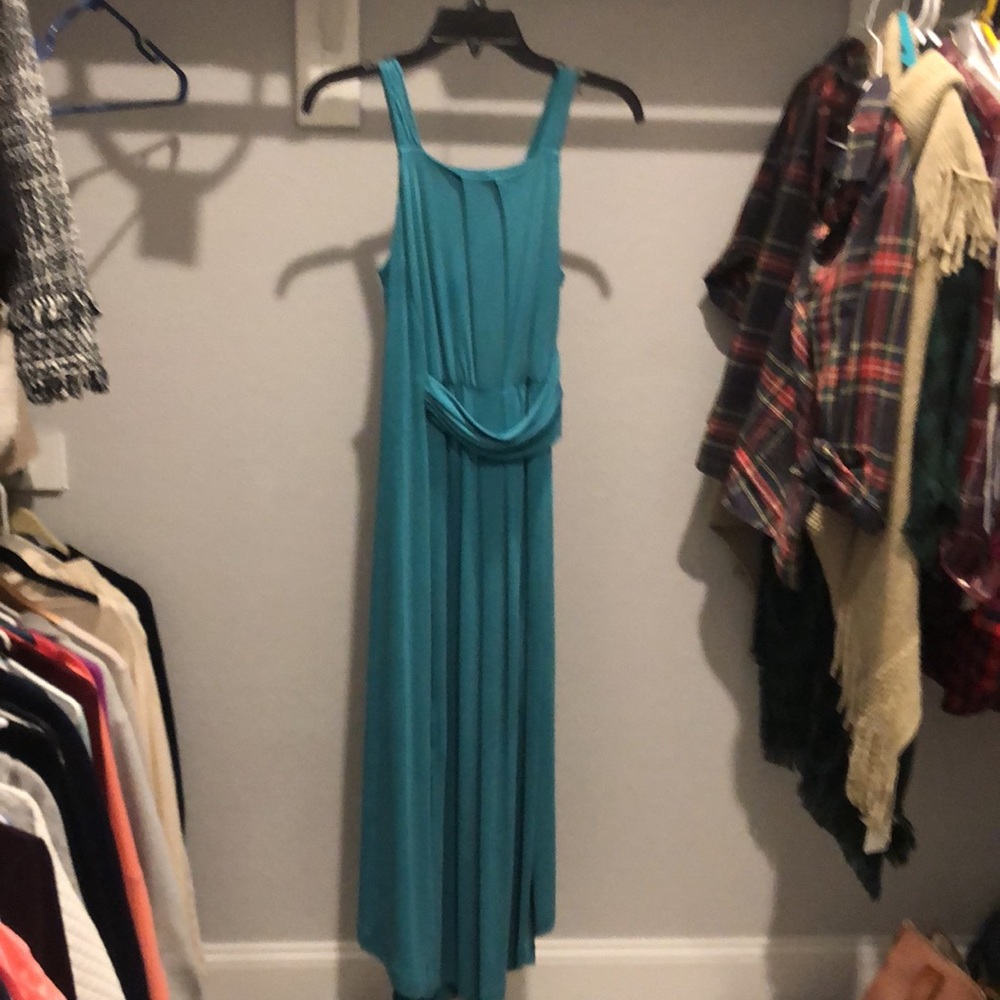 Anthropology Maeve turquoise dress - XS